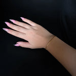 10K Solid Gold Curb Chain Bracelet – 3 mm, 7 Inch, Unisex