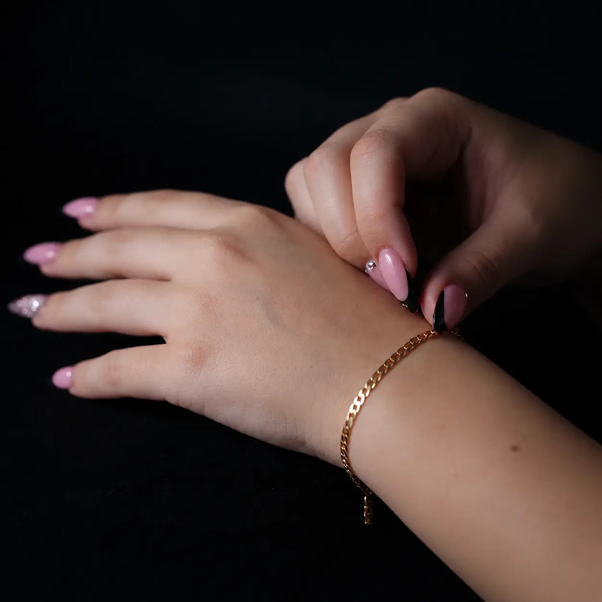 10K Solid Gold Curb Chain Bracelet – 3 mm, 7 Inch, Unisex