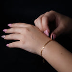 10K Solid Gold Curb Chain Bracelet – 3 mm, 7 Inch, Unisex